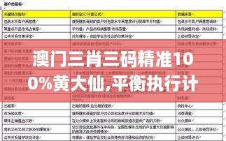 澳門三肖三碼精準100%黃大仙,平衡執(zhí)行計劃實施_UIO1.34.69創(chuàng)意版