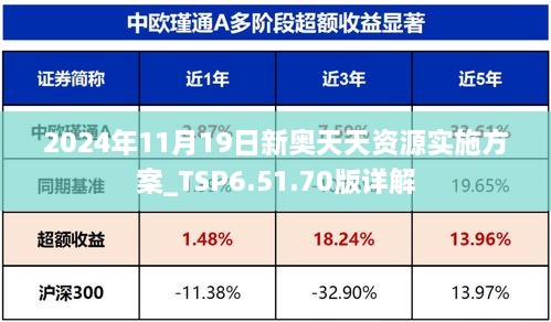 2024年11月19日新奧天天資源實(shí)施方案_TSP6.51.70版詳解