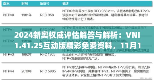 2024新奧權(quán)威評(píng)估解答與解析：VNI1.41.25互動(dòng)版精彩免費(fèi)資料，11月19日發(fā)布