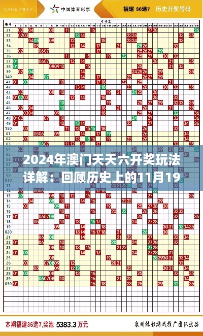 2024年澳門天天六開獎(jiǎng)玩法詳解：回顧歷史上的11月19日_FRC8.16.57煉氣境