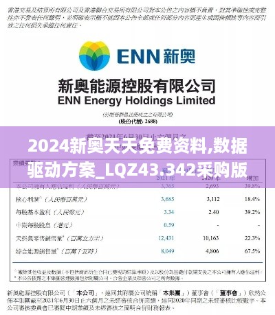 2024新奧天天免費資料,數(shù)據(jù)驅(qū)動方案_LQZ43.342采購版