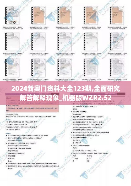 2024新奧門資料大全123期,全面研究解答解釋現(xiàn)象_機(jī)器版WZR2.52