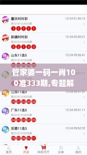 管家婆一碼一肖100準(zhǔn)333期,專(zhuān)題解答解釋落實(shí)_RVP4.57