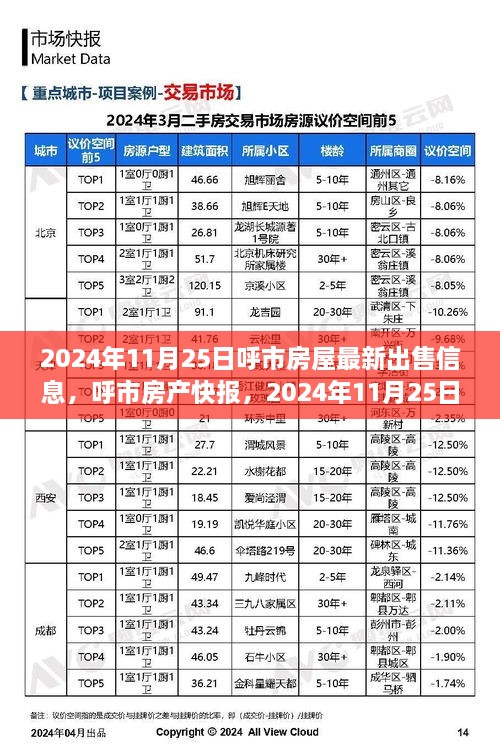 呼市房屋最新出售信息快報(bào)，2024年11月25日理想家園房源一覽