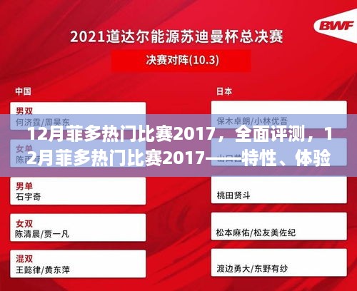 全面評測，菲多熱門比賽2017——特性、體驗(yàn)、競爭分析與用戶群體深度剖析