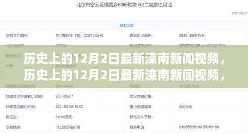 歷史上的12月2日灤南新聞視頻回顧，特性、體驗與競品對比全面解讀