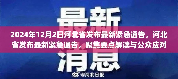 河北省最新緊急通告解讀與公眾應(yīng)對指南，聚焦要點解讀