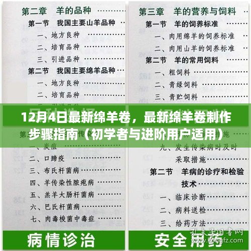 最新綿羊卷制作指南，從初學(xué)者到進(jìn)階用戶的步驟教程（12月4日更新）