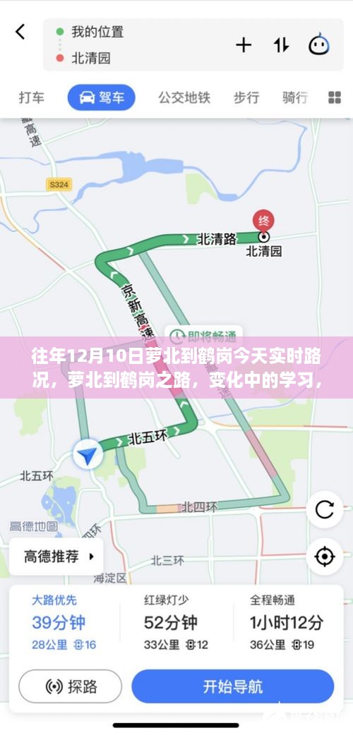 蘿北至鶴崗之路，實時路況下的學(xué)習(xí)與力量之旅