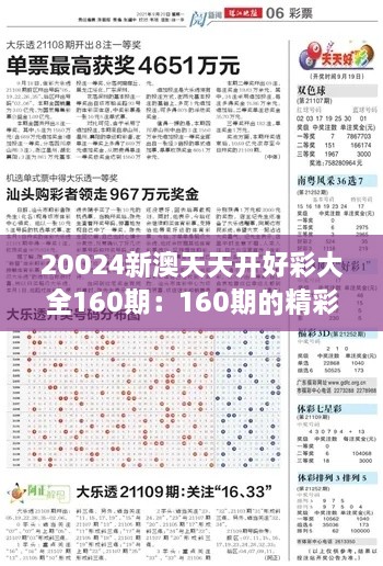 20024新澳天天開(kāi)好彩大全160期：160期的精彩與機(jī)遇