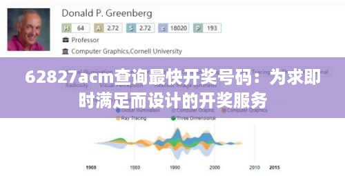 62827acm查詢最快開獎(jiǎng)號(hào)碼：為求即時(shí)滿足而設(shè)計(jì)的開獎(jiǎng)服務(wù)