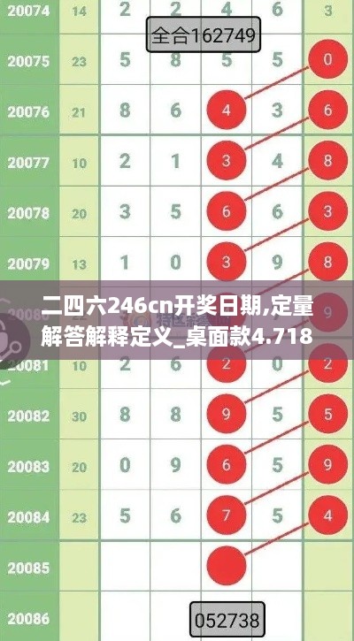 二四六246cn開獎日期,定量解答解釋定義_桌面款4.718