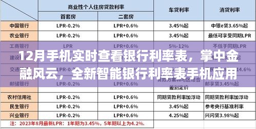 掌中金融風(fēng)云，實(shí)時(shí)查看銀行利率表的手機(jī)應(yīng)用