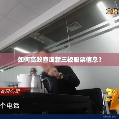 如何高效查詢新三板股票信息？